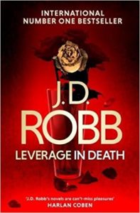 51xPDXU86RL. SX325 BO1204203200  1 197x300 - Book Review. Leverage in Death by J.D. Robb