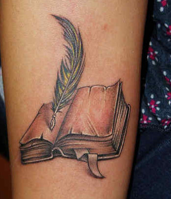 40 Amazing Book Tattoos for Literary Lovers  TattooBlend