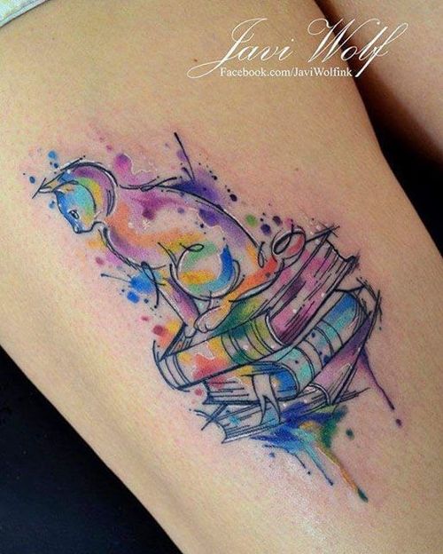 Colorful Magical Book Waterproof Temporary Tattoo For Boys Girls :  Amazon.in: Beauty