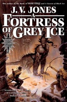 220px Book Cover of a Fortress of Grey Ice by J. V. Jones - Book Review- The Devil's Apprentice by Kenneth B Andersen