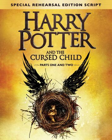 Harry Potter and the Cursed Child Script Book Cover - Anti-TBR