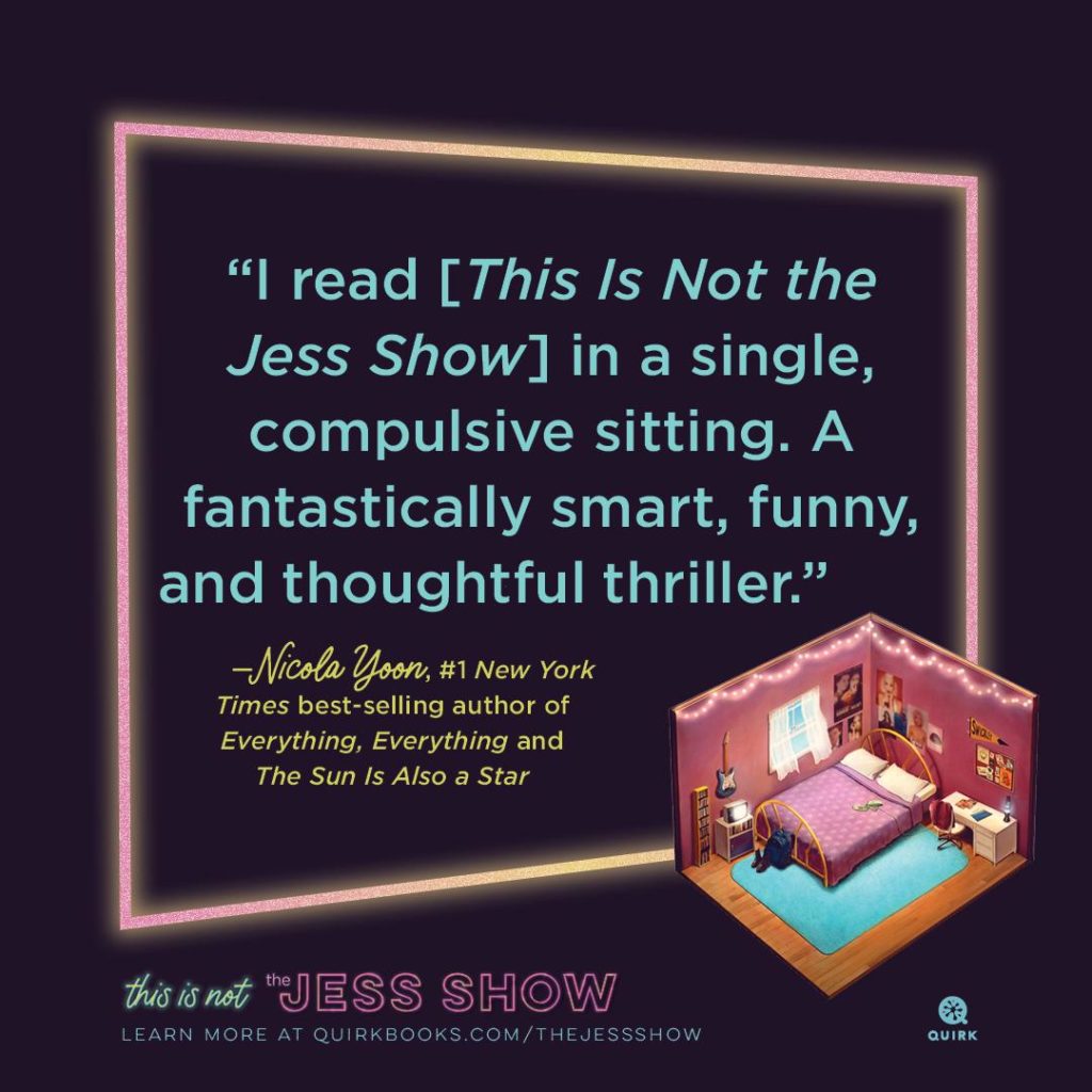 jess 1024x1024 - Book Review: This is not the Jess Show by Anna Carey